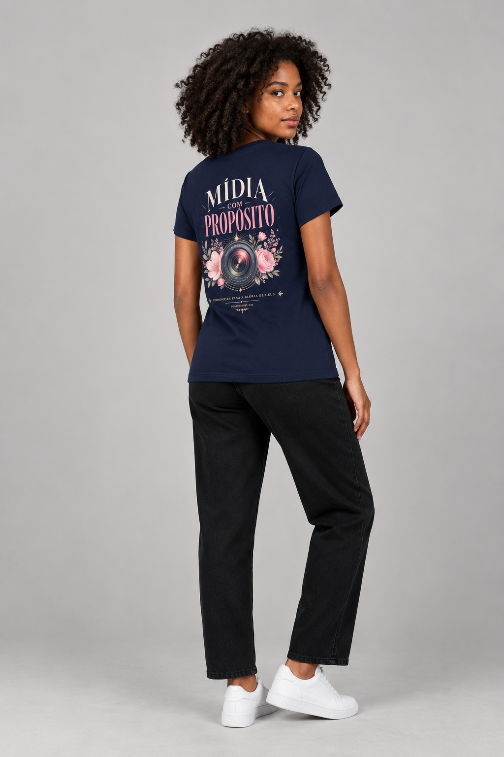 Mídia com Propósito – T-shirt de Manga Curta | Caminho Collection | Sheepfy