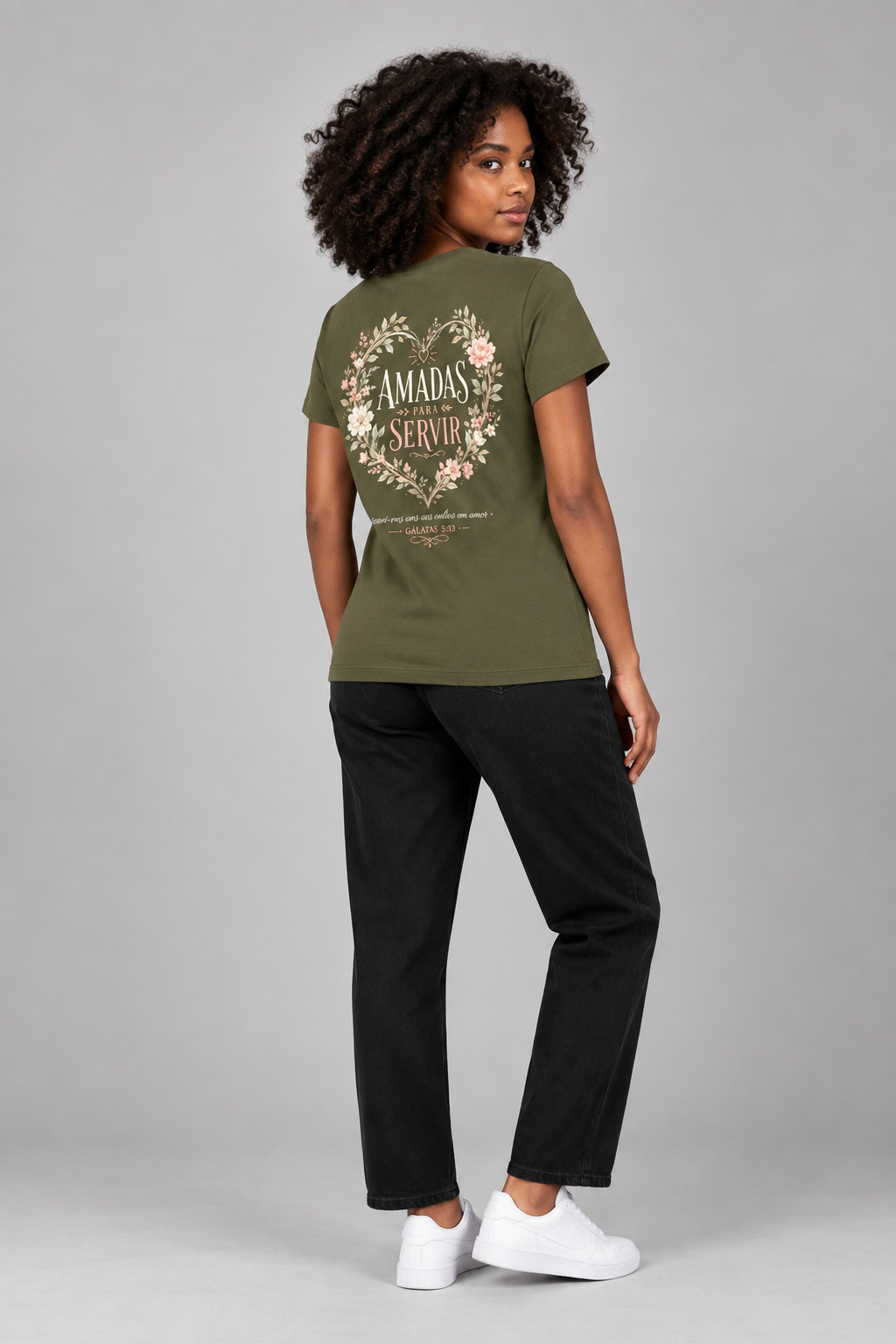 Amadas para Servir – T-shirt de Manga Curta | Caminho Collection | Sheepfy