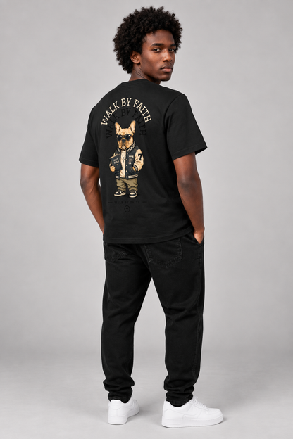 Walk by Faith – T-shirt de Manga Curta | Caminho Collection | Sheepfy