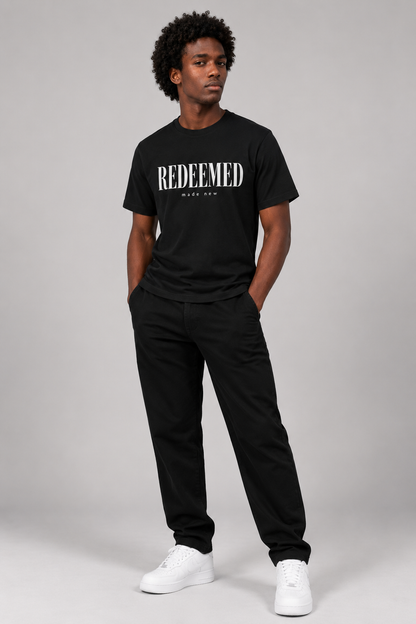 Redeemed – T-shirt de Manga Curta | Caminho Collection | Sheepfy
