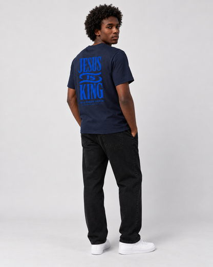 Jesus is King – T-shirt de Manga Curta | Caminho Collection | Sheepfy