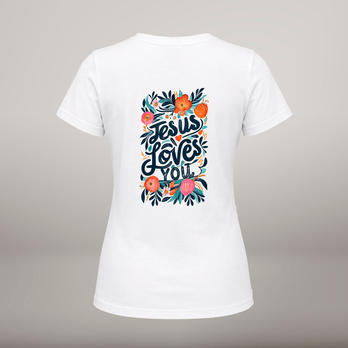 You Are Loved by Jesus – T-shirt de Manga Curta | Caminho Collection | Sheepfy