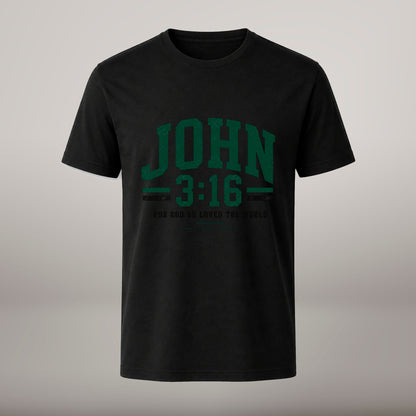 John 3:16 – T-shirt de Manga Curta | Caminho Collection | Sheepfy
