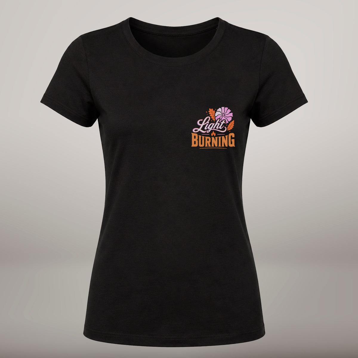 Keep Your Light Burning – T-shirt de Manga Curta | Caminho Collection | Sheepfy