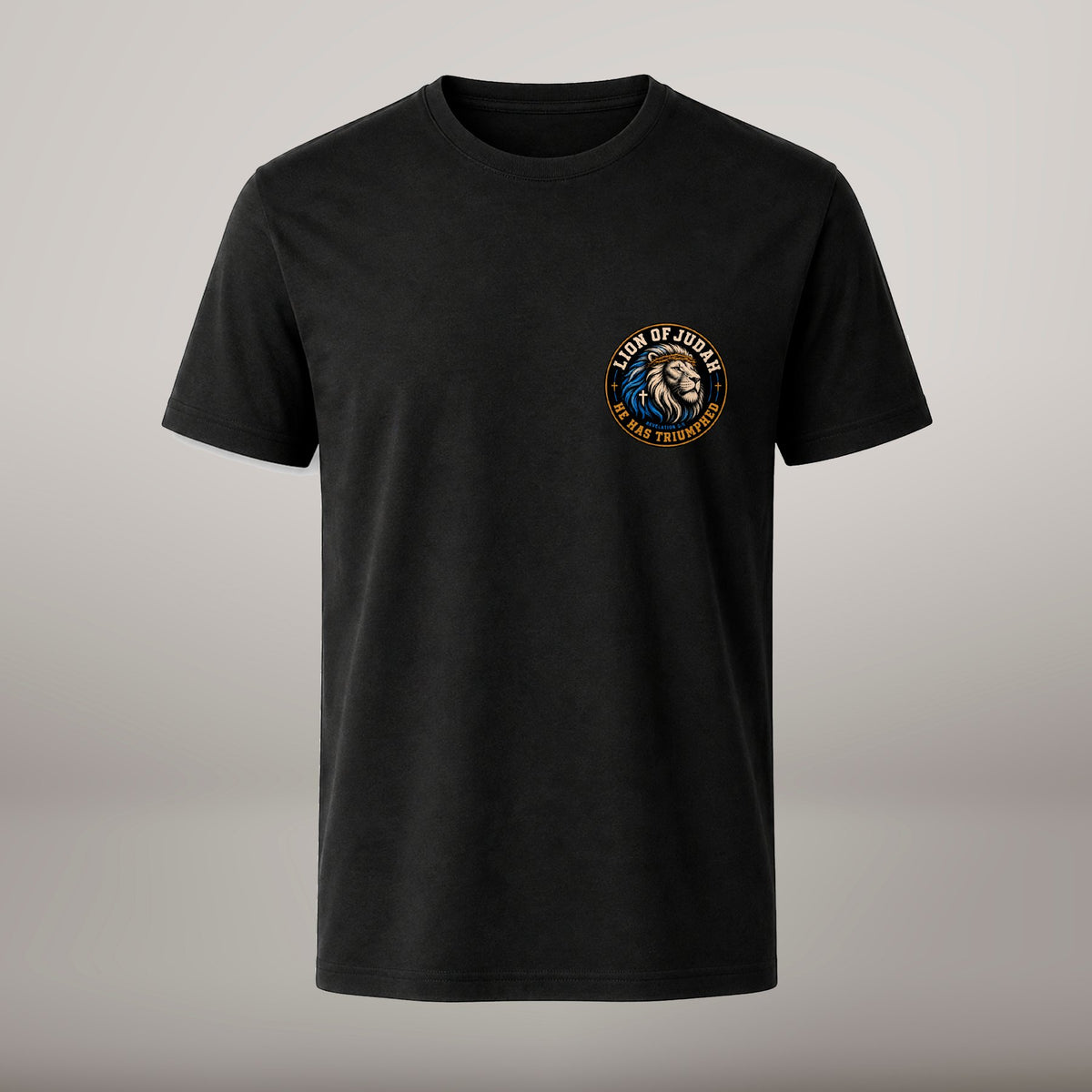 He Has Triumphed – T-shirt de Manga Curta | Caminho Collection | Sheepfy