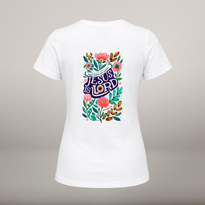 Jesus Is Lord – T-shirt de Manga Curta | Caminho Collection | Sheepfy
