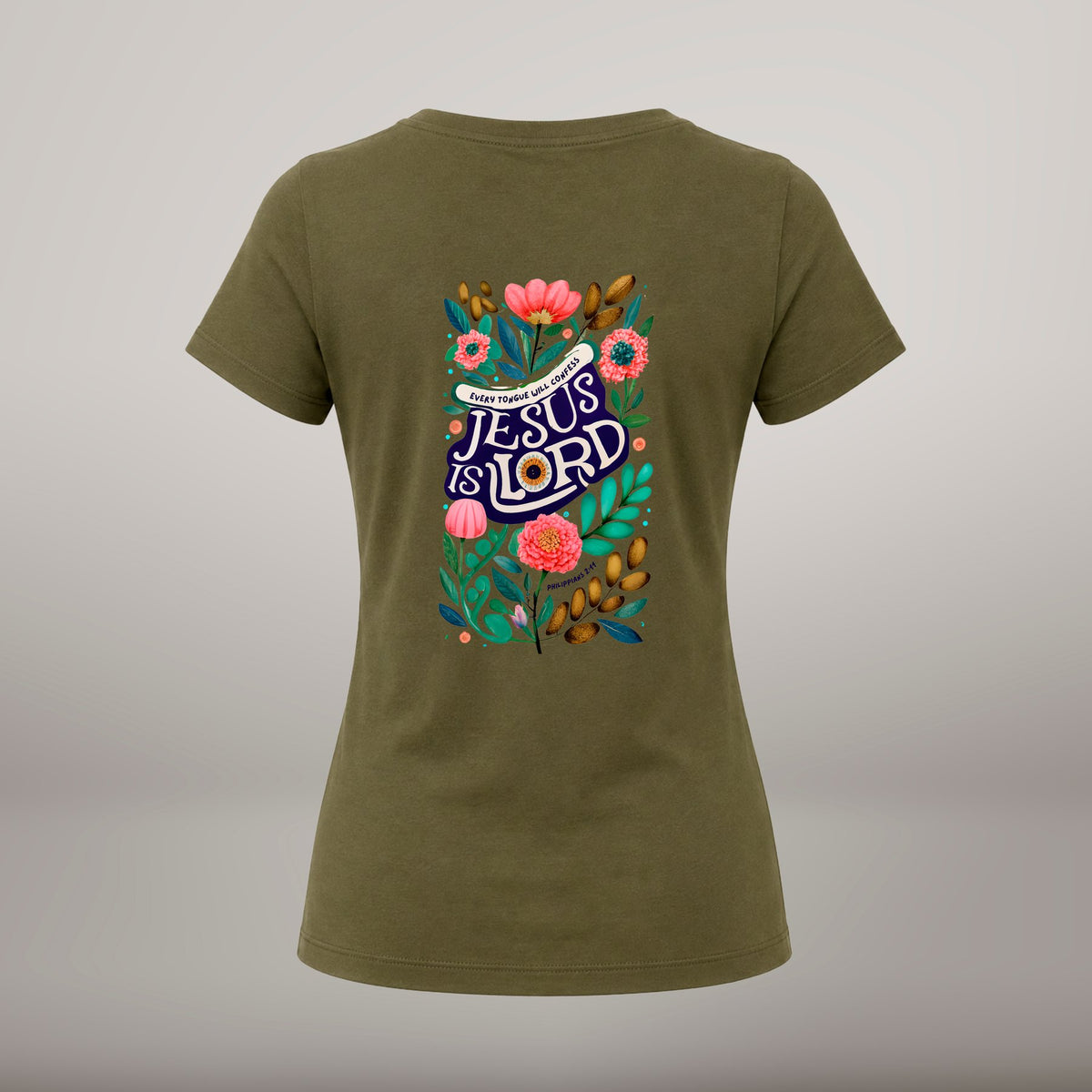 Jesus Is Lord – T-shirt de Manga Curta | Caminho Collection | Sheepfy