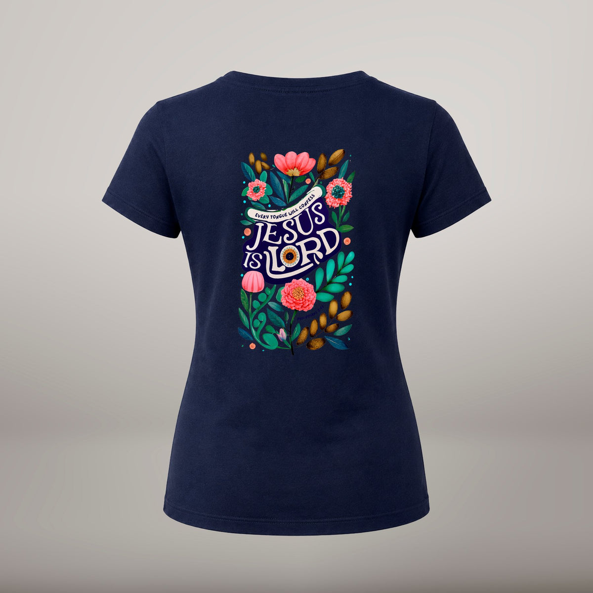 Jesus Is Lord – T-shirt de Manga Curta | Caminho Collection | Sheepfy