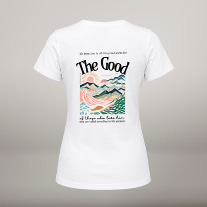 All Things Good – T-shirt de Manga Curta | Caminho Collection | Sheepfy
