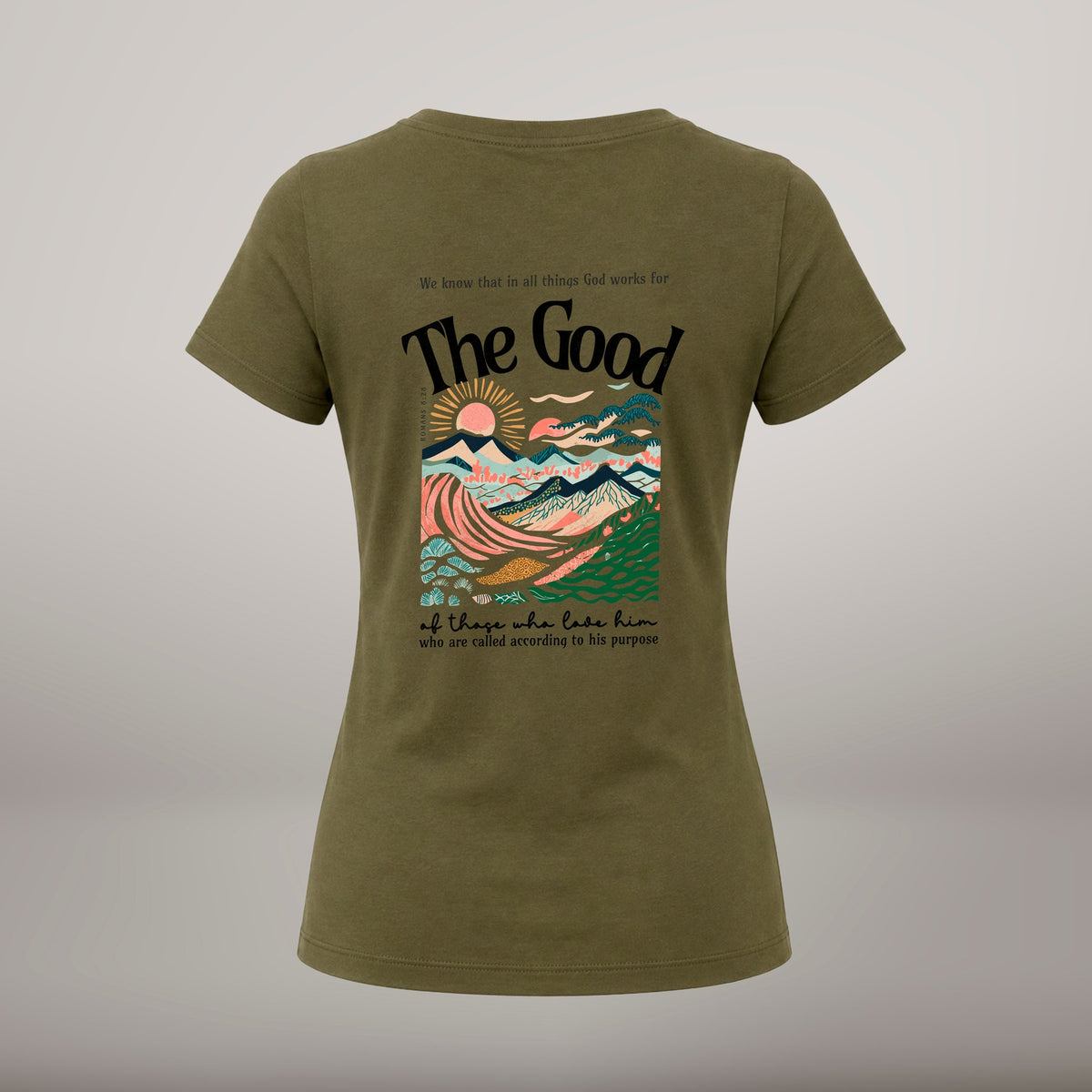 All Things Good – T-shirt de Manga Curta | Caminho Collection | Sheepfy