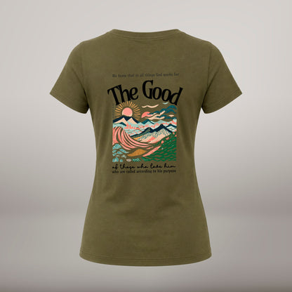 All Things Good – T-shirt de Manga Curta | Caminho Collection | Sheepfy
