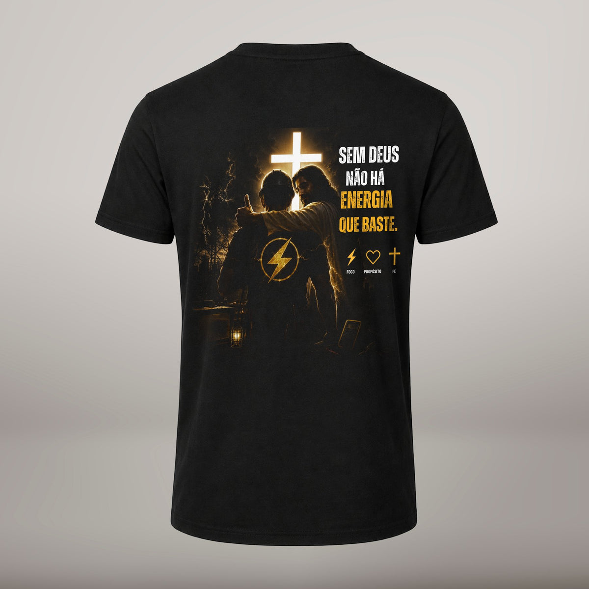 Energia Que Baste – T-shirt de Manga Curta | Caminho Collection | Sheepfy