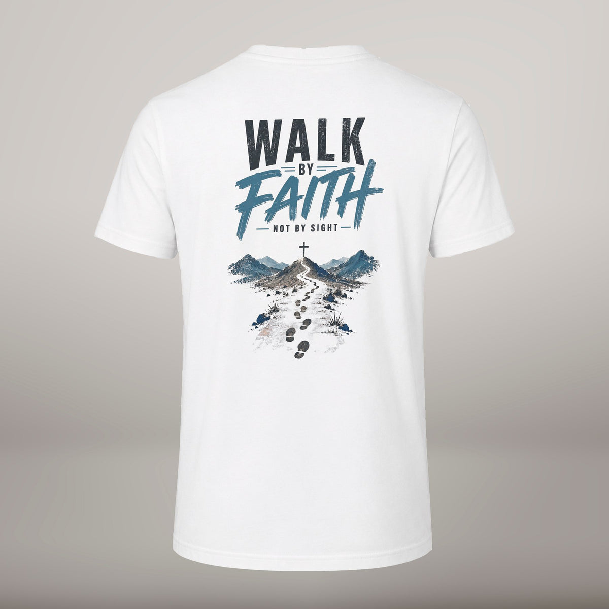 Faith Trail – T-shirt de Manga Curta | Caminho Collection | Sheepfy