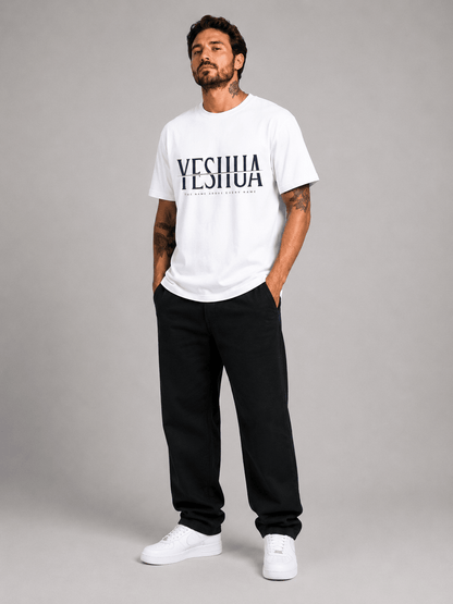 Above Every Name – T-shirt cristã de homem, branca