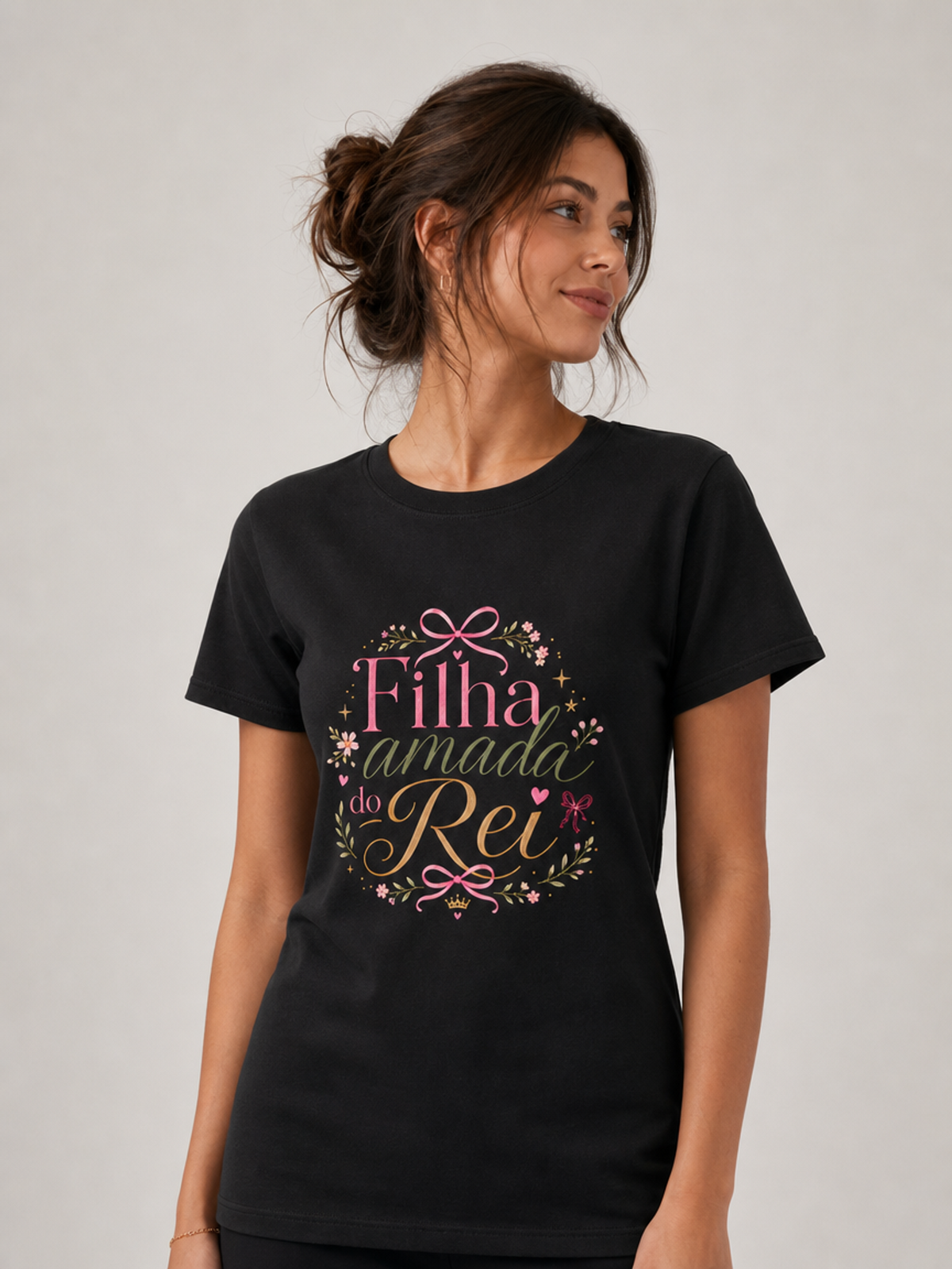 Filha Amada do Rei – T-shirt de Manga Curta | Caminho Collection | Sheepfy
