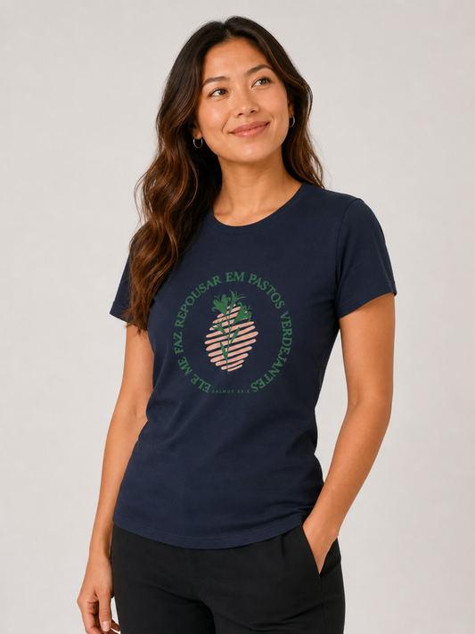 Florais da Graça – T-shirt de Manga Curta | Caminho Collection | Sheepfy