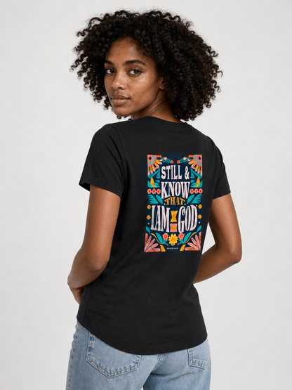 I Am God – T-shirt de Manga Curta | Caminho Collection | Sheepfy