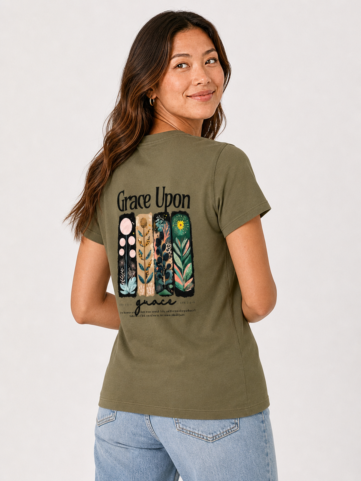 Riquezas da Graça – T-shirt de Manga Curta | Caminho Collection | Sheepfy