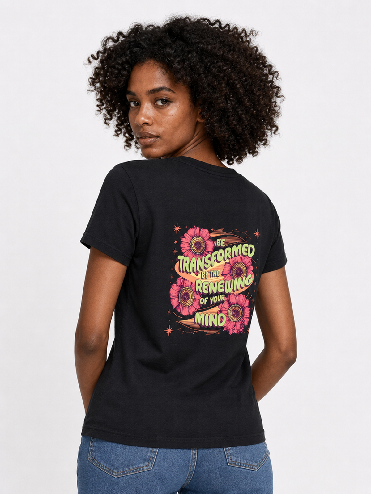 Be Transformed – T-shirt de Manga Curta | Caminho Collection | Sheepfy