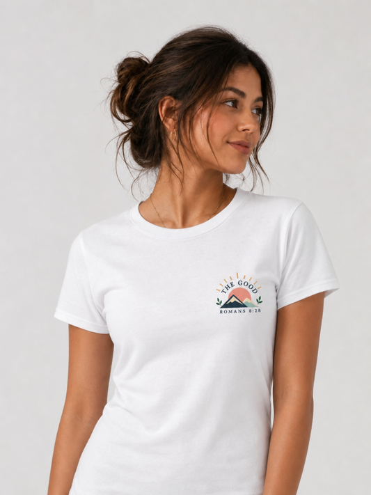 All Things Good – T-shirt de Manga Curta | Caminho Collection | Sheepfy