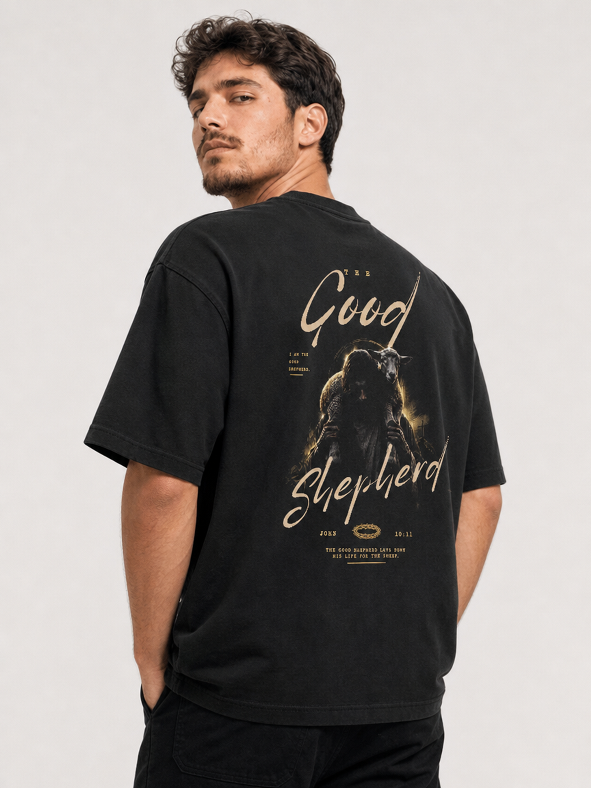 The Good Shepherd – T-shirt Oversized | Caminho Collection | Sheepfy