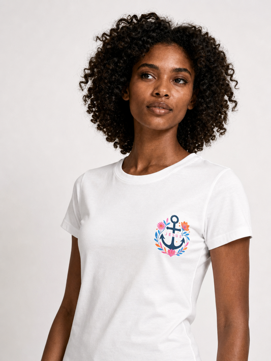 My Soul Has Found Its Anchor – T-shirt de Manga Curta | Caminho Collection | Sheepfy