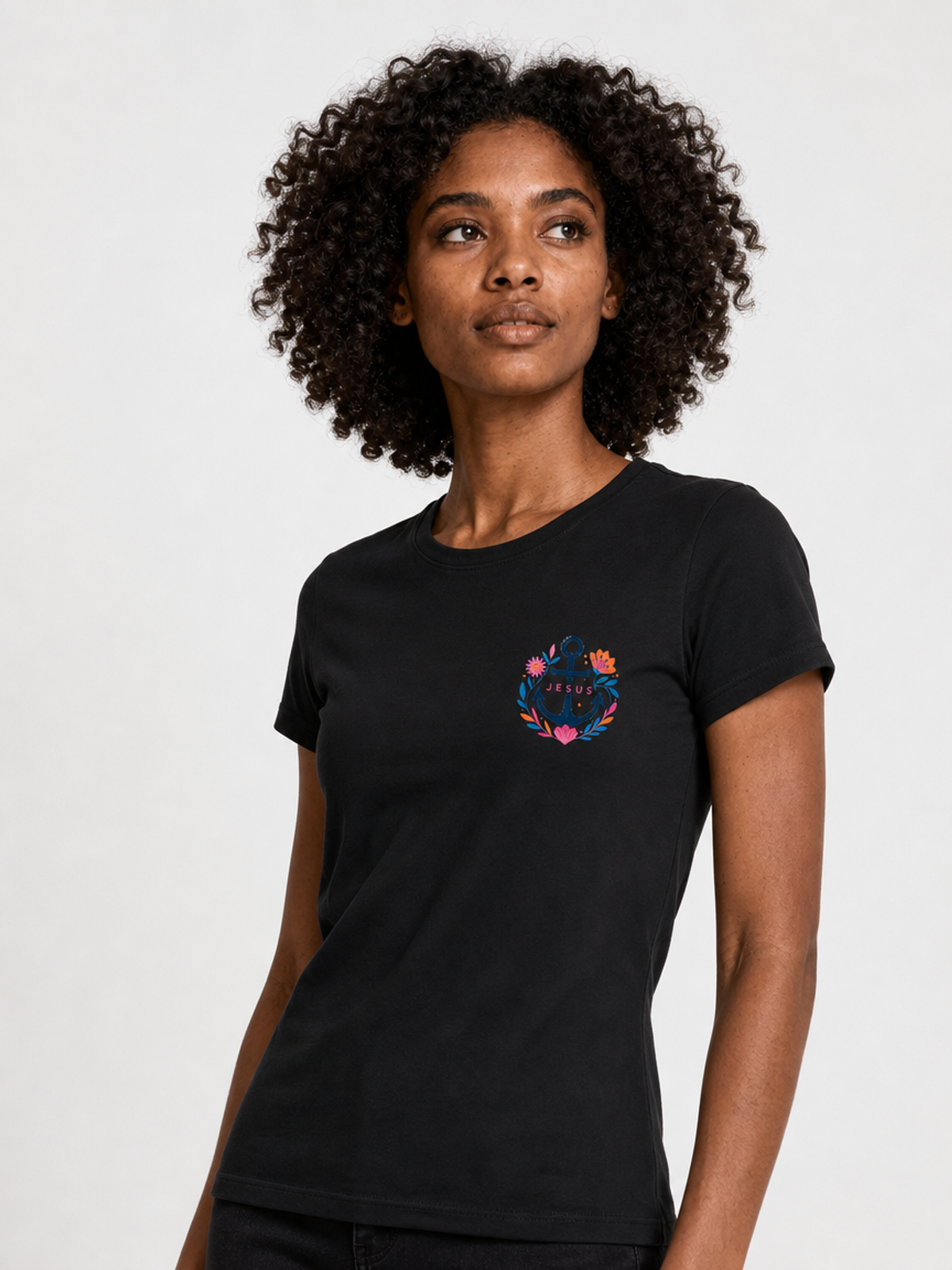 My Soul Has Found Its Anchor – T-shirt de Manga Curta | Caminho Collection | Sheepfy