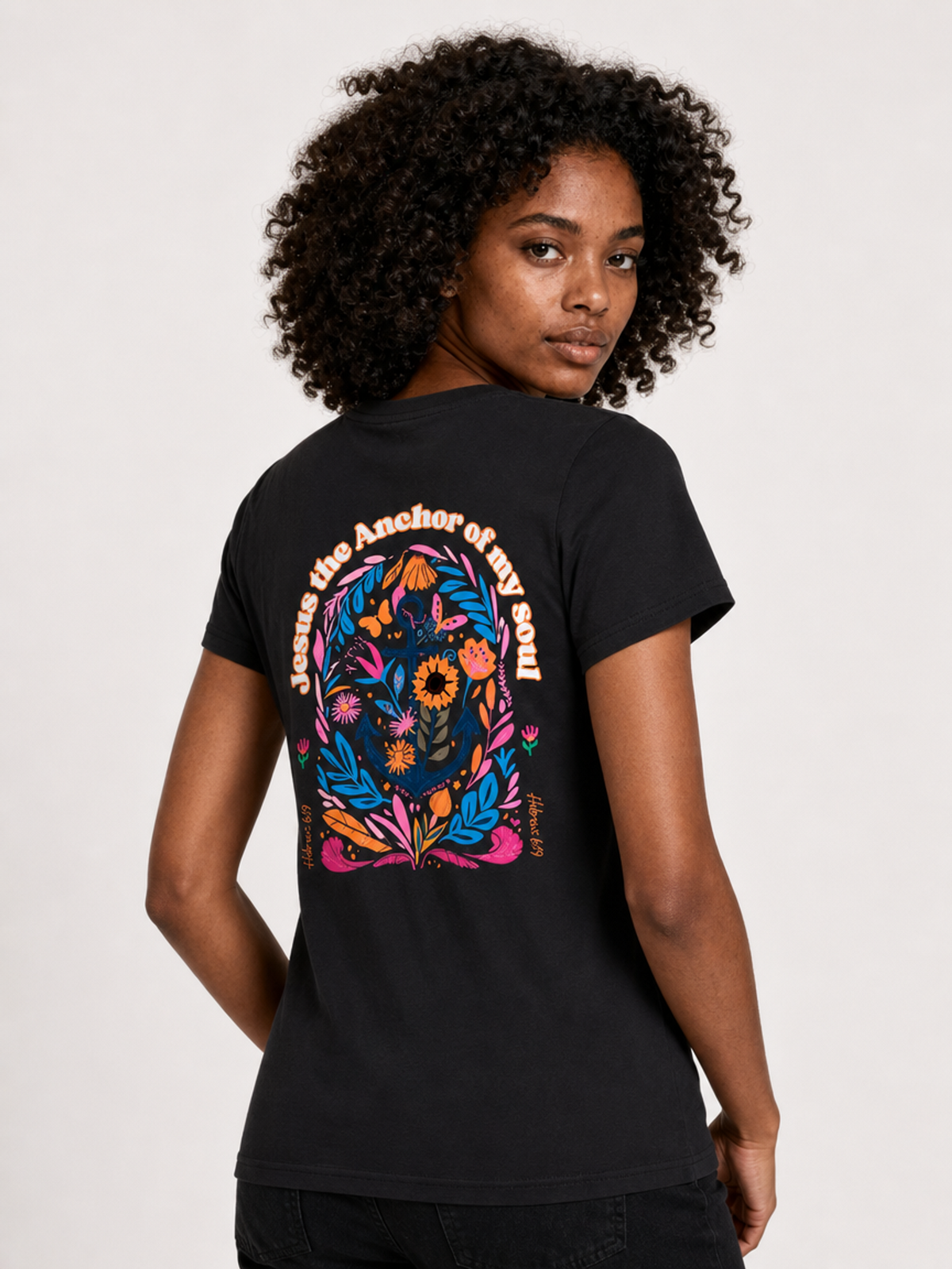 My Soul Has Found Its Anchor – T-shirt de Manga Curta | Caminho Collection | Sheepfy