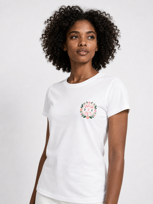 Jesus Is My Strength – T-shirt de Manga Curta | Caminho Collection | Sheepfy