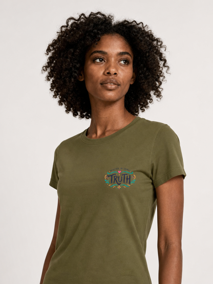 Worship in Spirit and Truth – T-shirt de Manga Curta | Caminho Collection | Sheepfy
