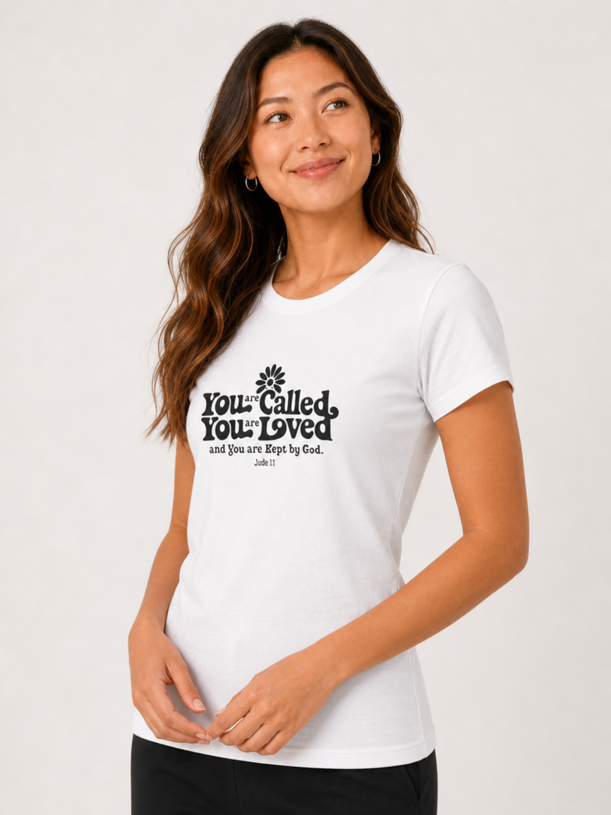 You Are Called, You Are Loved – T-shirt de Manga Curta | Caminho Collection | Sheepfy