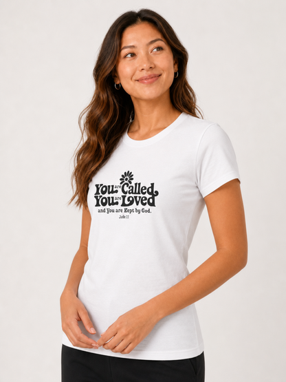 You Are Called, You Are Loved – T-shirt de Manga Curta | Caminho Collection | Sheepfy