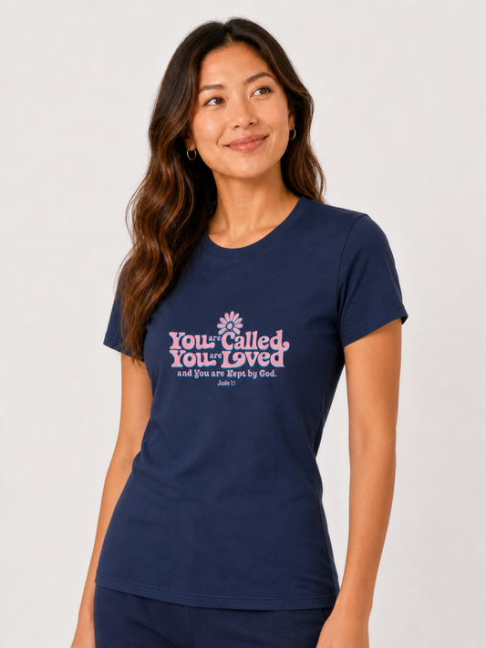You Are Called, You Are Loved – T-shirt de Manga Curta | Caminho Collection | Sheepfy
