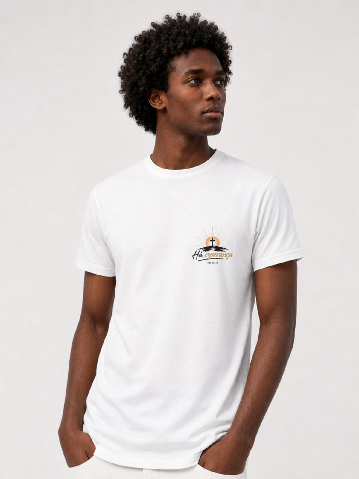 Não Desista – T-shirt de Manga Curta | Caminho Collection | Sheepfy