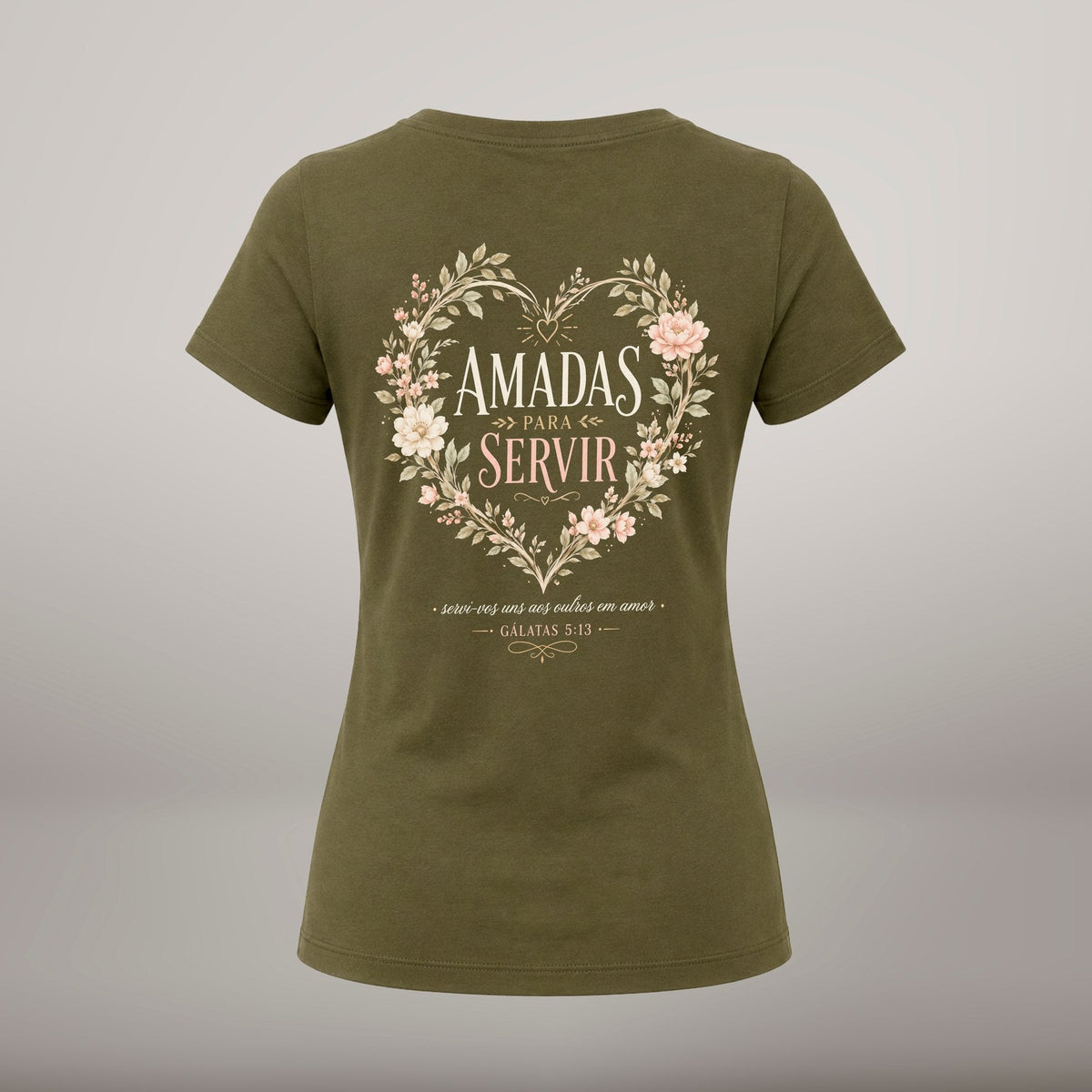 Amadas para Servir – T-shirt de Manga Curta | Caminho Collection | Sheepfy - Sheepfy