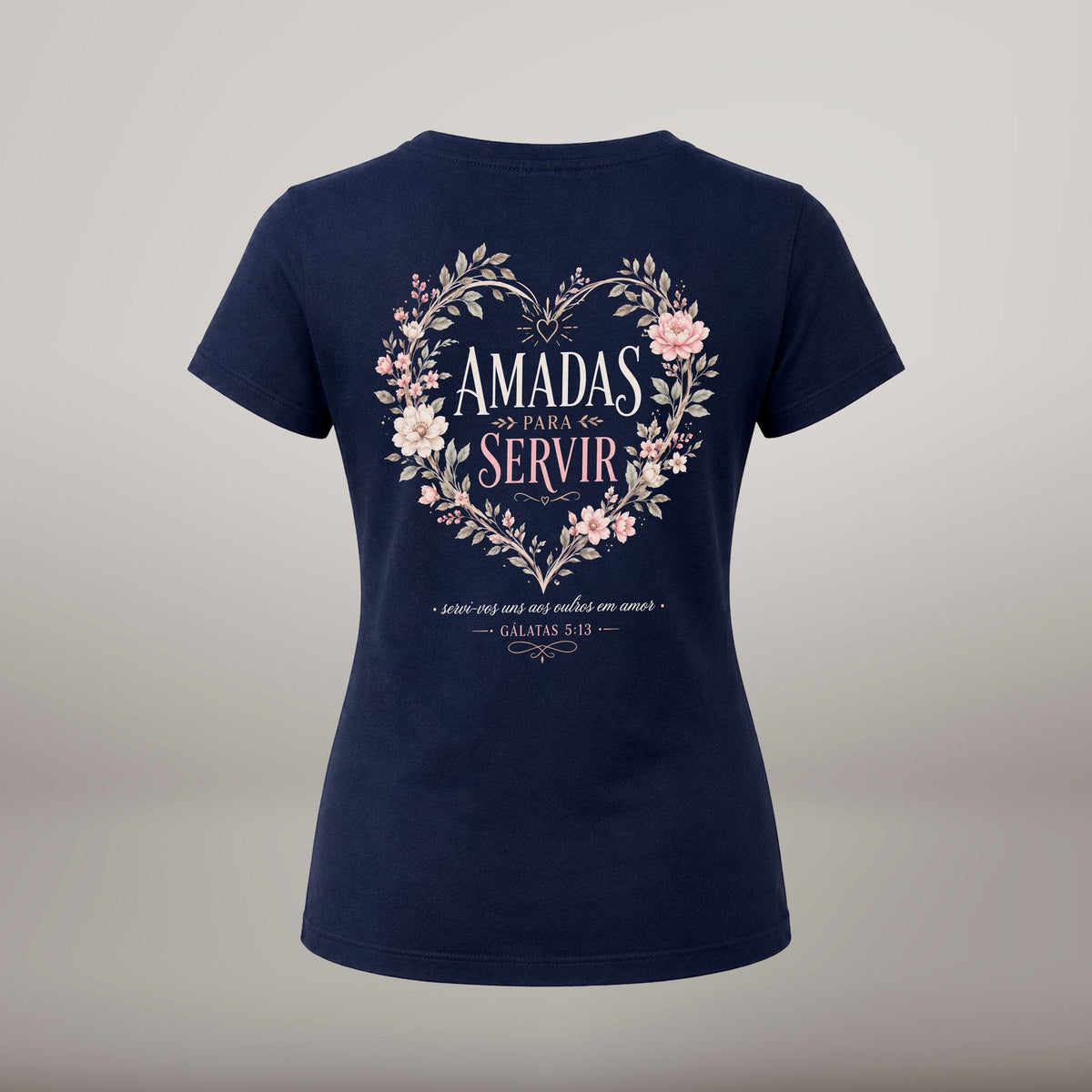 Amadas para Servir – T-shirt de Manga Curta | Caminho Collection | Sheepfy - Sheepfy