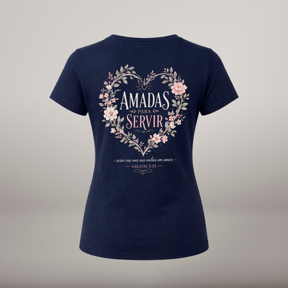 Amadas para Servir – T-shirt de Manga Curta | Caminho Collection | Sheepfy - Sheepfy