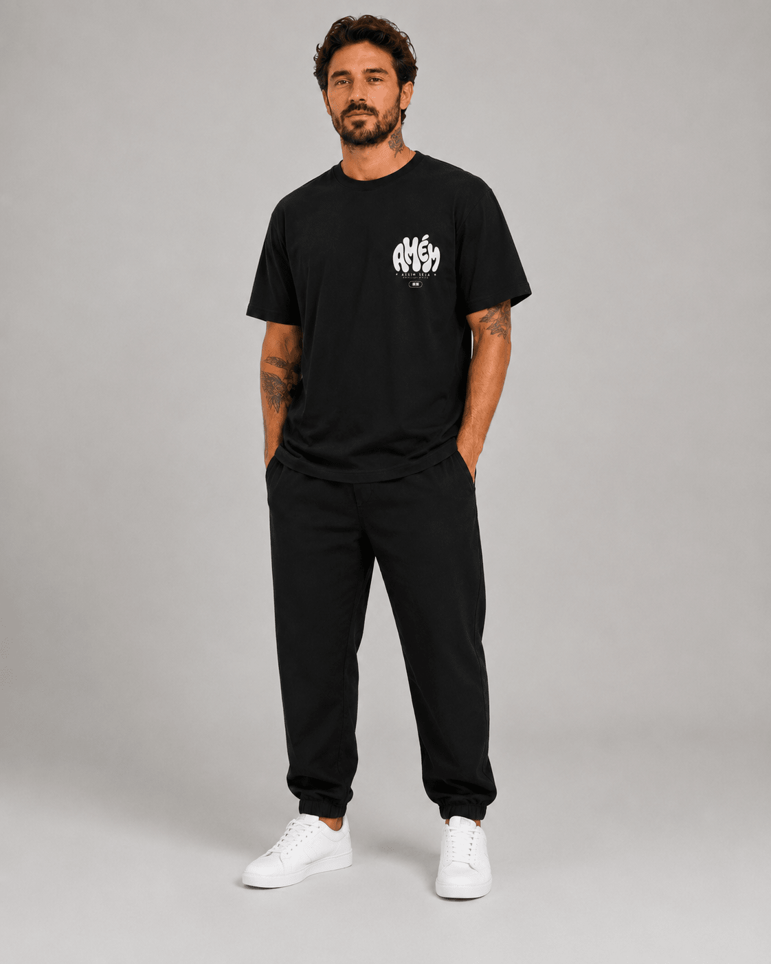 Amém – T-shirt cristã de homem – foto 4