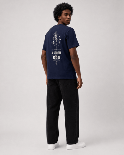 Armor of God – T-shirt cristã oversized de homem – foto 3