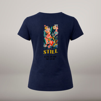 Be Still and Know – T-shirt de Manga Curta | Caminho Collection | Sheepfy - Sheepfy