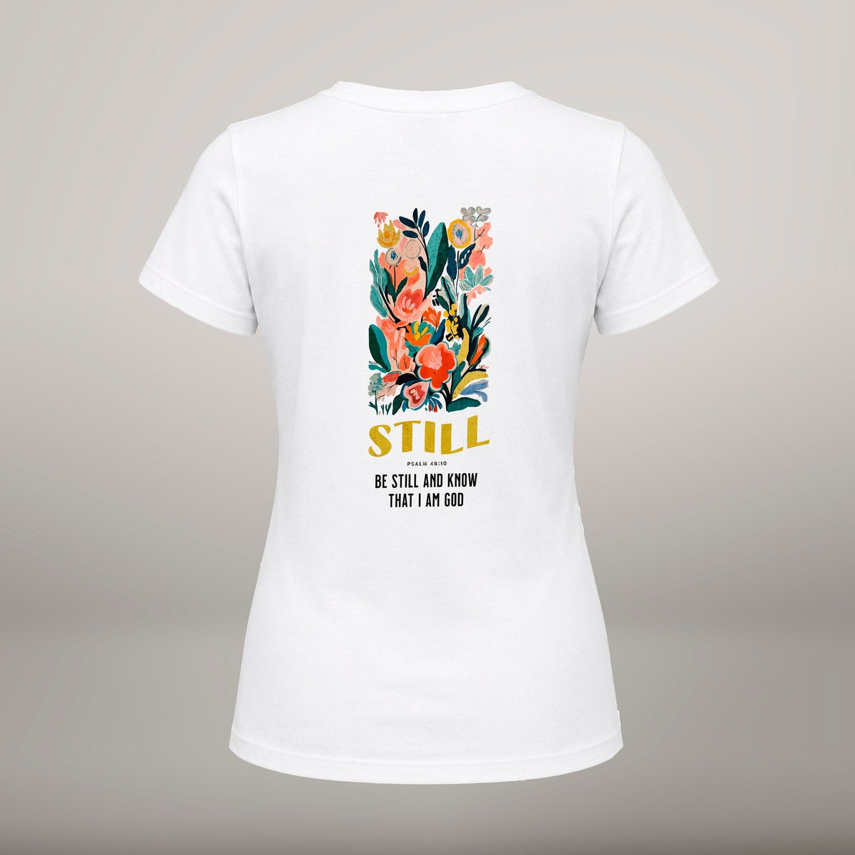 Be Still and Know – T-shirt de Manga Curta | Caminho Collection | Sheepfy - Sheepfy
