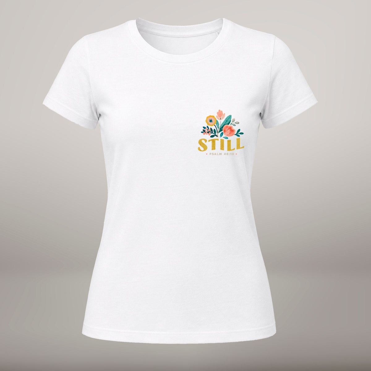 Be Still and Know – T-shirt de Manga Curta | Caminho Collection | Sheepfy - Sheepfy