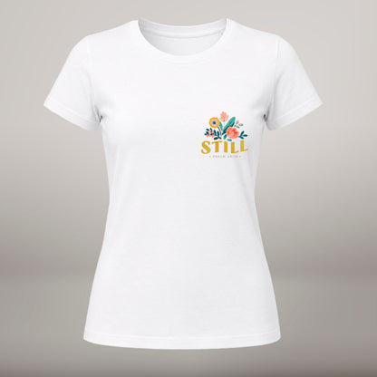 Be Still and Know – T-shirt de Manga Curta | Caminho Collection | Sheepfy - Sheepfy