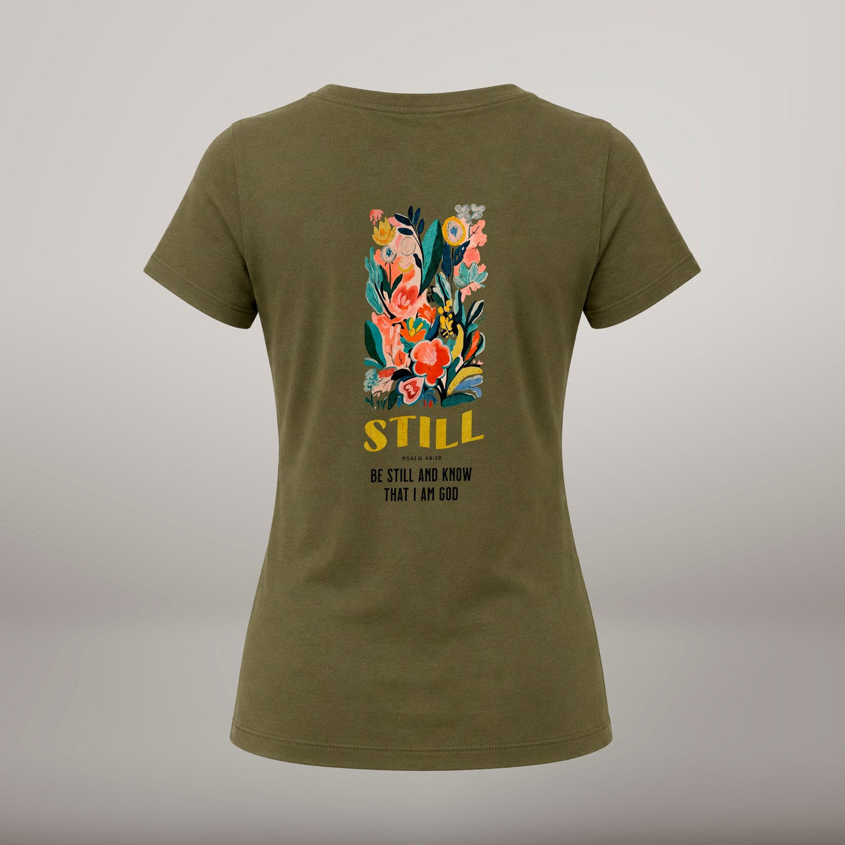 Be Still and Know – T-shirt de Manga Curta | Caminho Collection | Sheepfy - Sheepfy