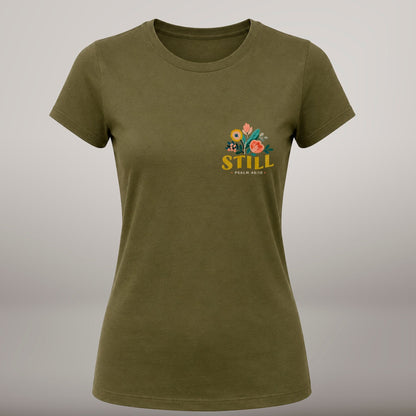 Be Still and Know – T-shirt de Manga Curta | Caminho Collection | Sheepfy - Sheepfy