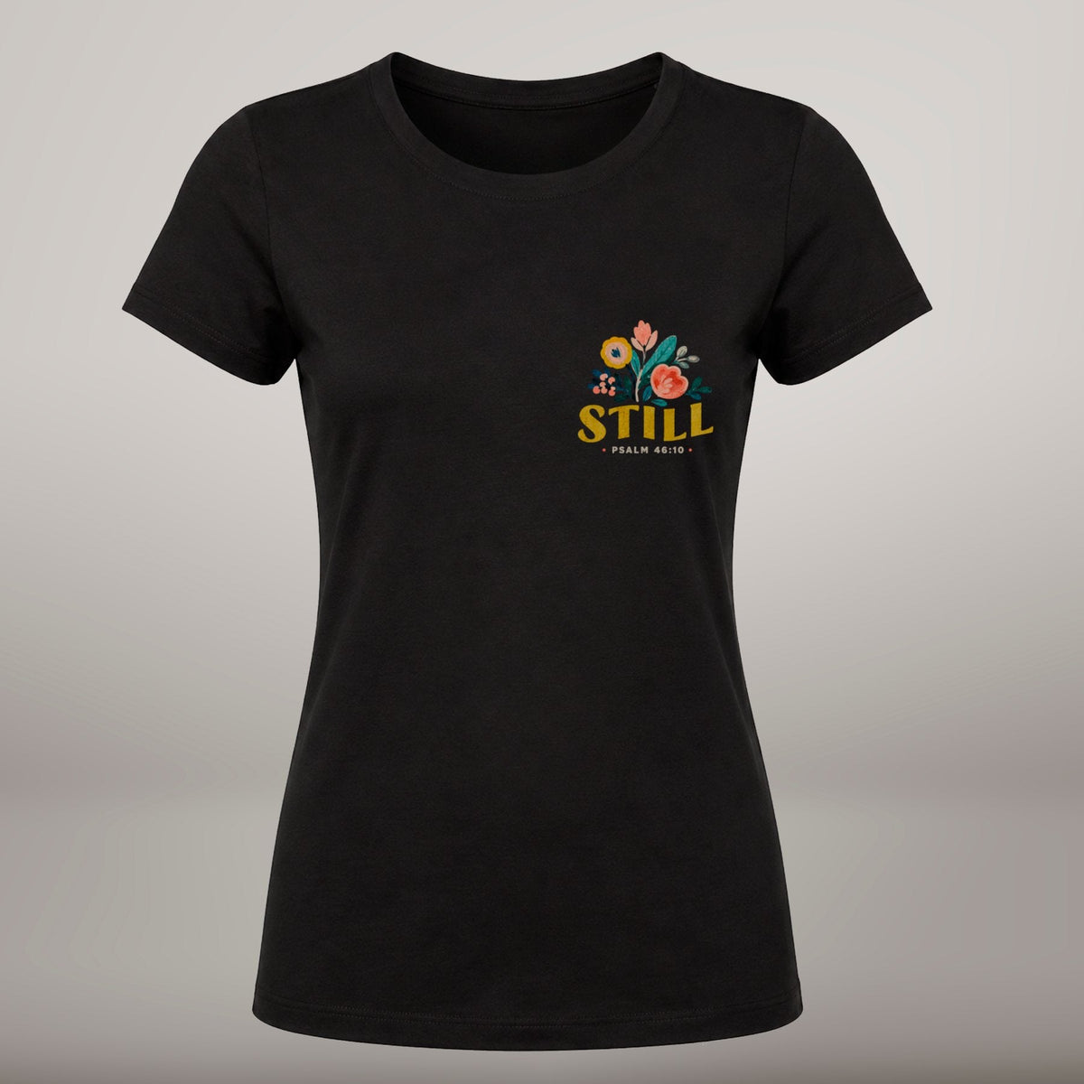 Be Still and Know – T-shirt de Manga Curta | Caminho Collection | Sheepfy - Sheepfy