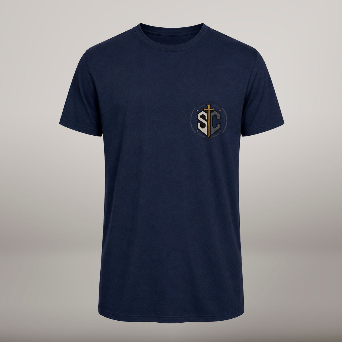 Be Strong and Courageous – T-shirt de Manga Curta | Caminho Collection | Sheepfy - Sheepfy
