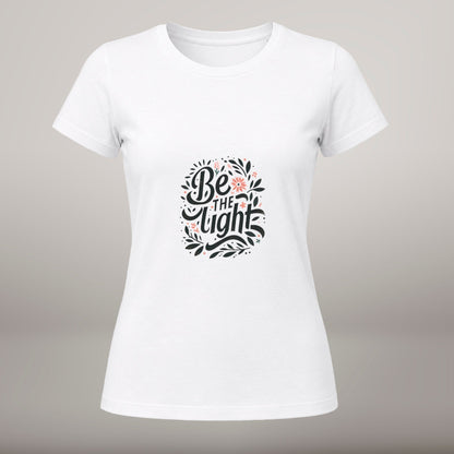 Be the Light Minimal – T-shirt de Manga Curta | Caminho Collection | Sheepfy - Sheepfy