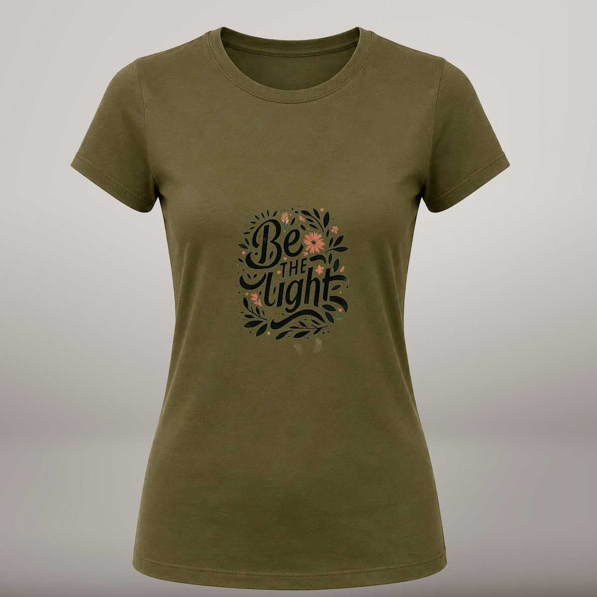 Be the Light Minimal – T-shirt de Manga Curta | Caminho Collection | Sheepfy - Sheepfy