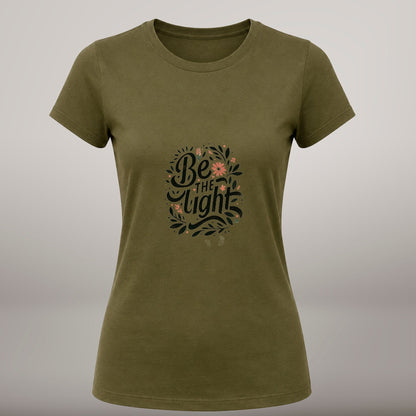 Be the Light Minimal – T-shirt de Manga Curta | Caminho Collection | Sheepfy - Sheepfy